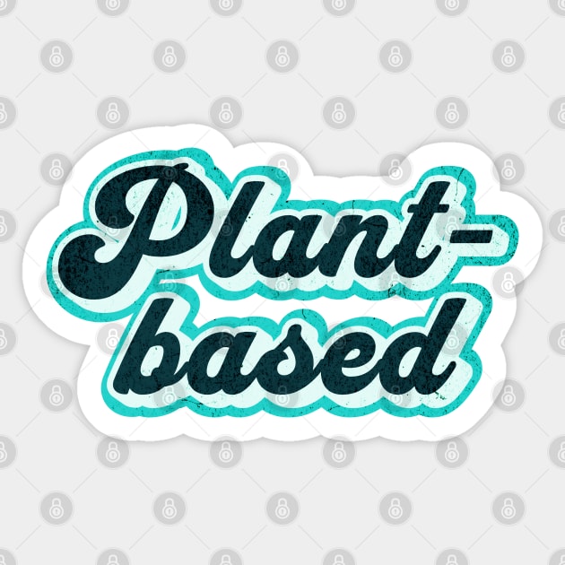 Retro Plant-Based Graphic Logo Sticker by Cult of Seitan